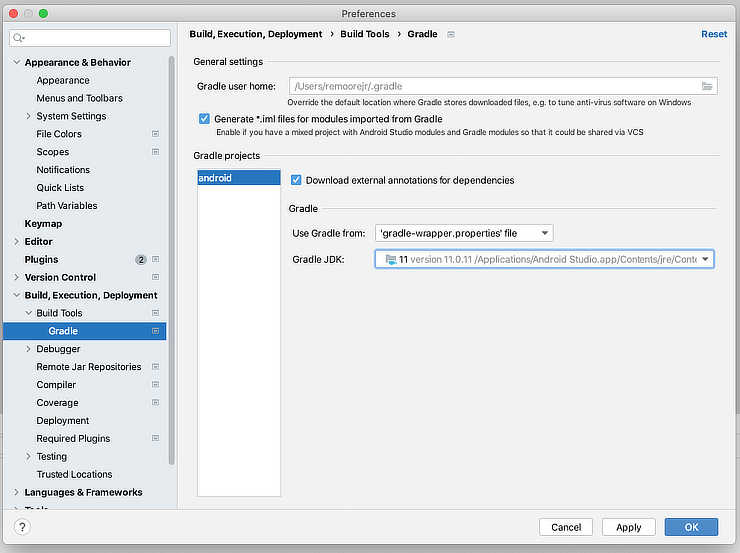 Android Gradle Update 5